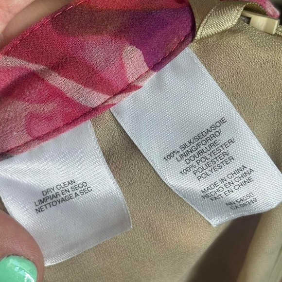 Vintage Y2K Jones NY 100% Silk Women's Floral Midi Skirt Romantic Cottage Size 8 - Picture 2 of 6